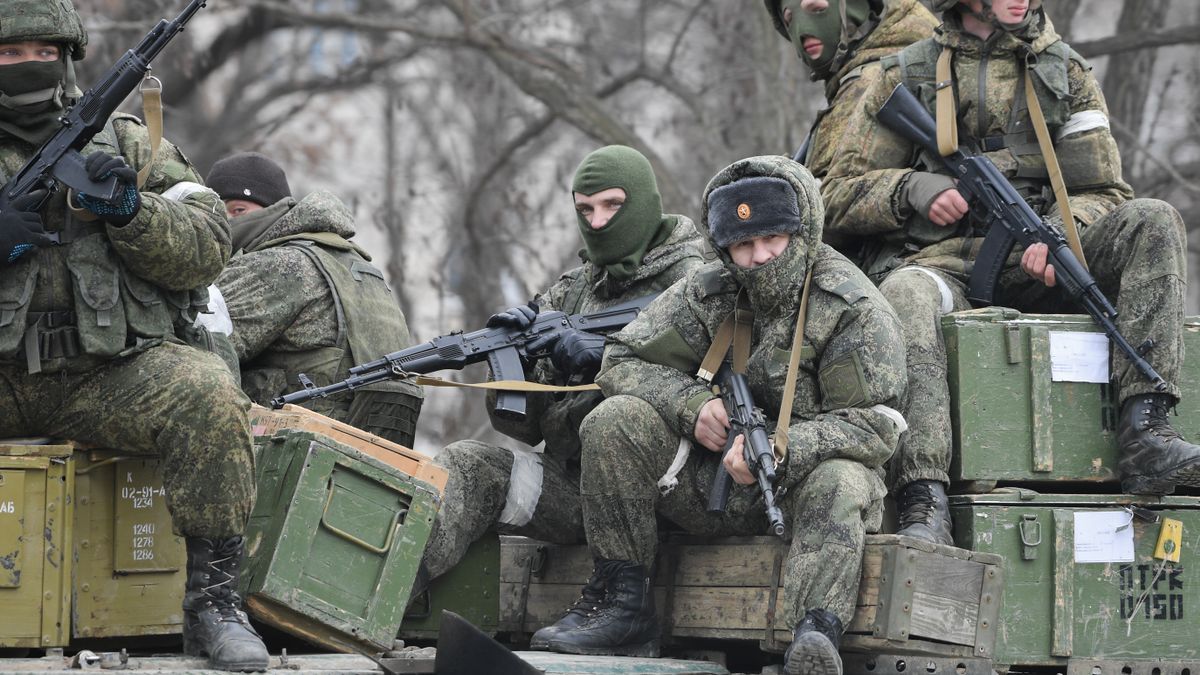Militares rusos.