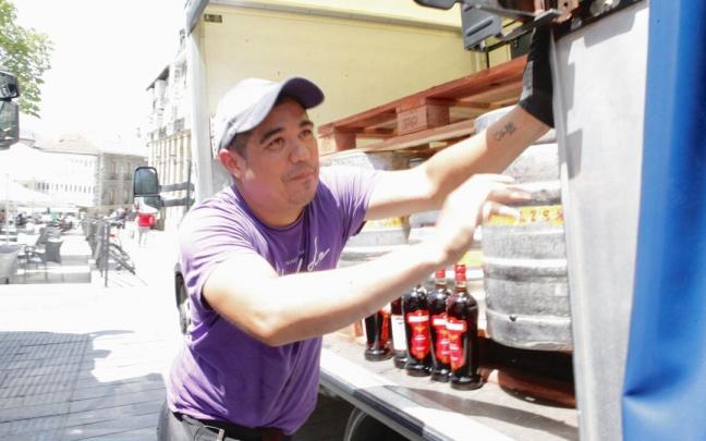 Trabajar bajo el sol en Vitoria