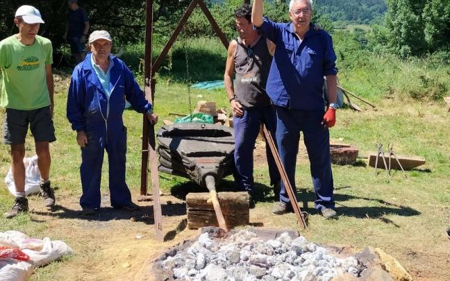 Una haizeola en Abanto prende estudios sobre el mineral de hierro