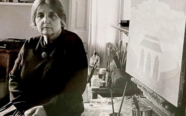 La pintora Conxa Ibáñez