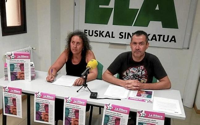 Eva Martínez y Juantxo Gil presentando la campaña. FOTO: IÑAKI PARRA Eva Martínez y Juantxo Gil presentando la campaña. FOTO: IÑAKI PARRA