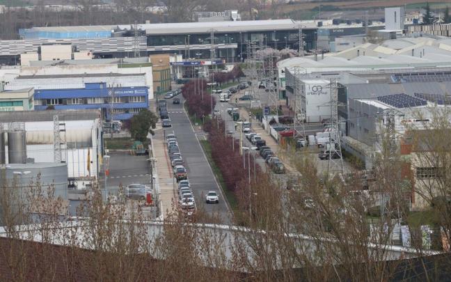 Imagen del polígono industrial de Landaben.