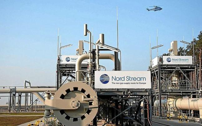 Imagen del gasoducto &lsquo;Nord Stream&rsquo; a su paso por Lubmin, en Alemania. | FOTO: AFP