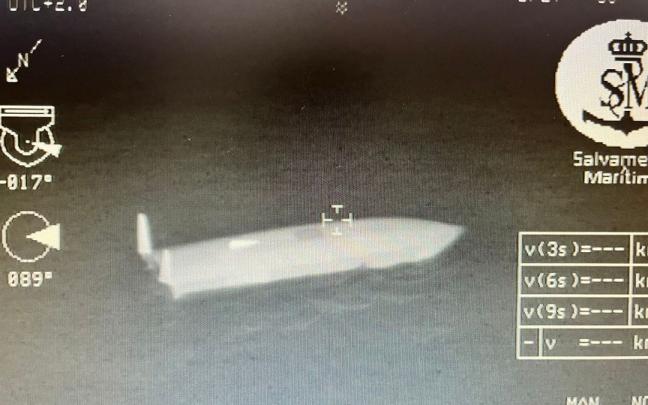 Punto de localización del velero francés. Punto de localización del velero francés.