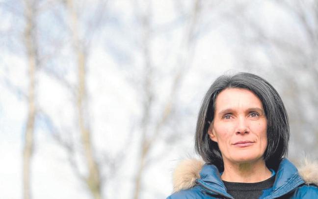 Oihana Goiriena, madre de los hijos del periodista vasco Pablo González, preso en Polonia. Oihana Goiriena, madre de los hijos del periodista vasco Pablo González, preso en Polonia.