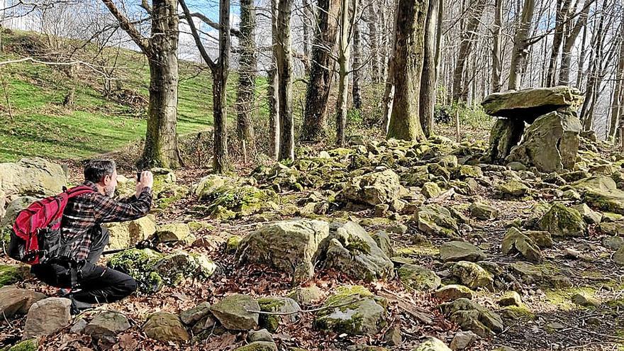 El dolmen de Aitzetako Txabala.