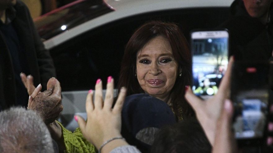 La vicepresidenta de Argentina, Cristina Fernández de Kirchner.
