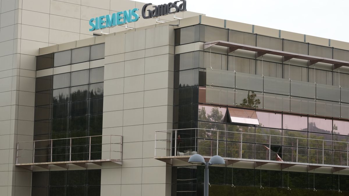 Fachada del edificio de Siemens Gamesa en Zamudio.