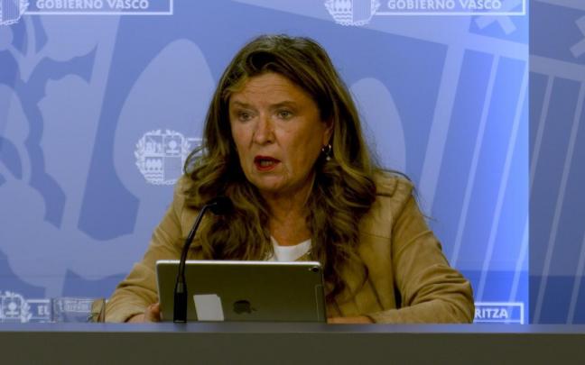 La consejera de Salud, Gotzone Sagardui. La consejera de Salud, Gotzone Sagardui.