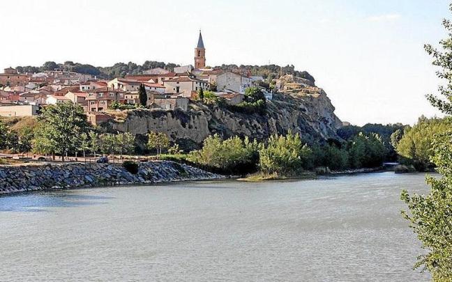 Vista de la localidad ribera de Milagro.