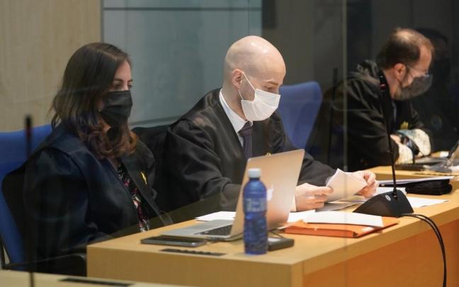 Mario Díez, durante el juicio a Kote Cabezudo