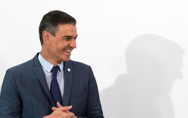 Sánchez en la 33ª cumbre Hispano-Lusa. Sánchez en la 33ª cumbre Hispano-Lusa.