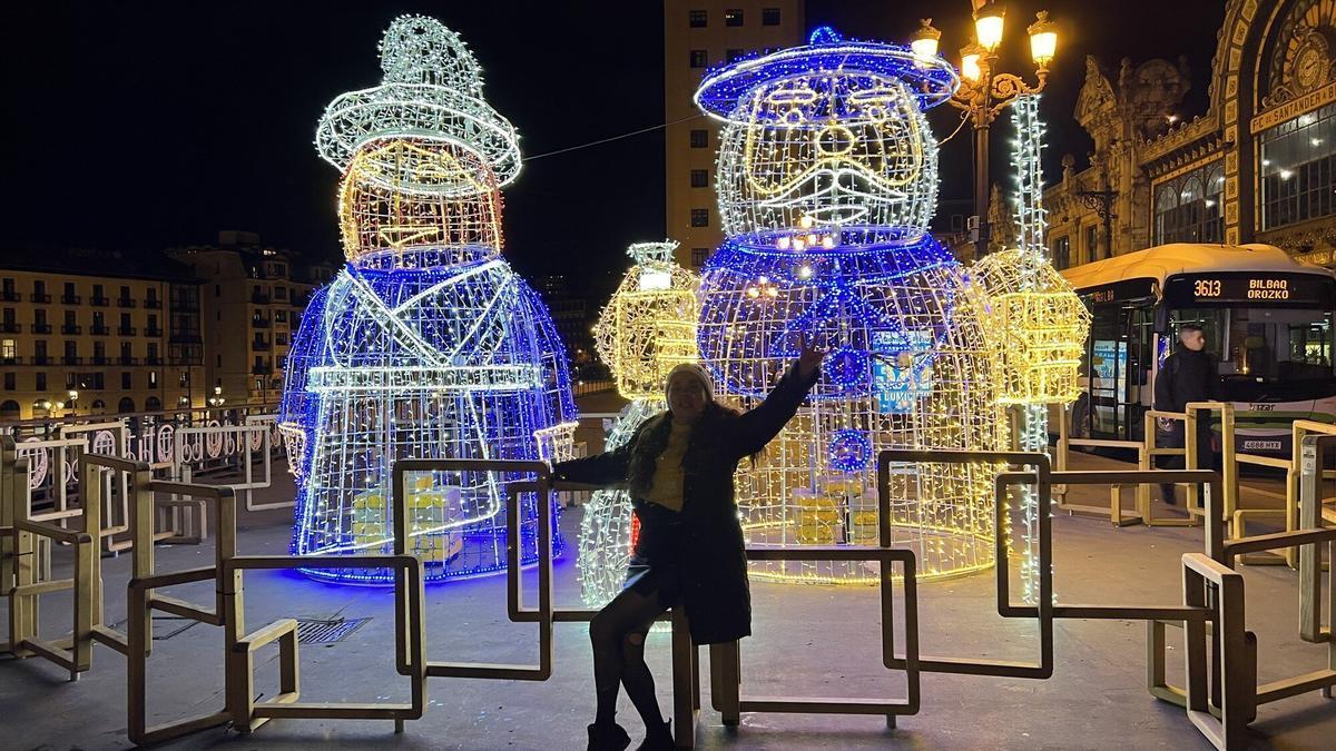 Más de un millón de luces iluminan Bilbao esta Navidad