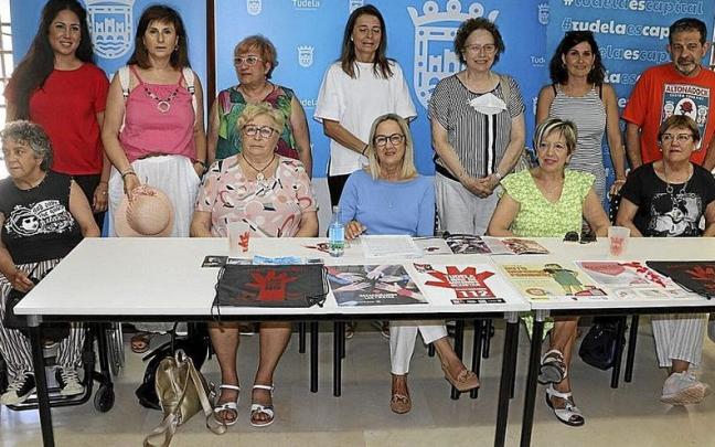 Representantes del Consejo Municipal por la Igualdad de Tudela. | FOTO: F. P-N.
