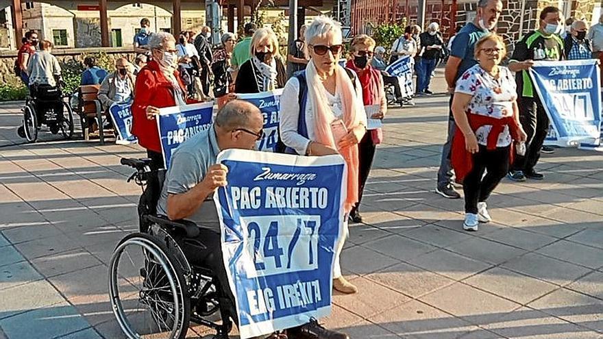 EAGren aldeko kontzentrazioetako bat. | ARGAZKIA: A.Z.