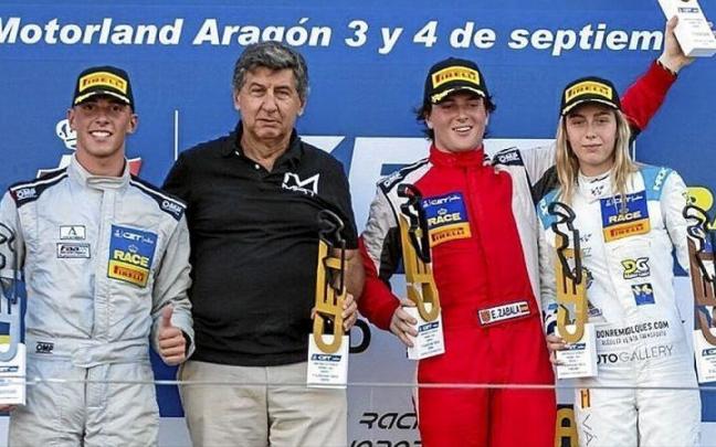 Erik Zabala, con mono rojo, celebrando una de sus dos victorias. Erik Zabala, con mono rojo, celebrando una de sus dos victorias.