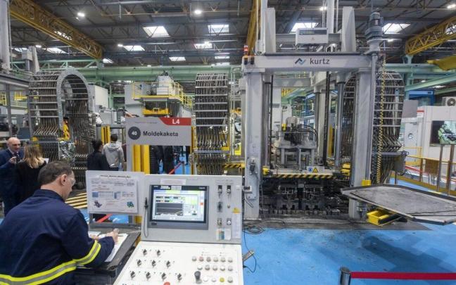 La industria logr&oacute; elevar 1,6 puntos el empleo del sector en Gipuzkoa.