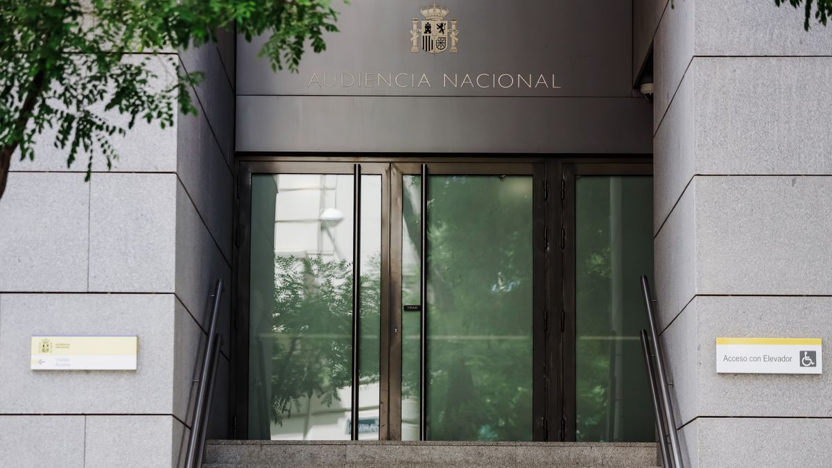 Fachada de la Audiencia Nacional en Madrid.