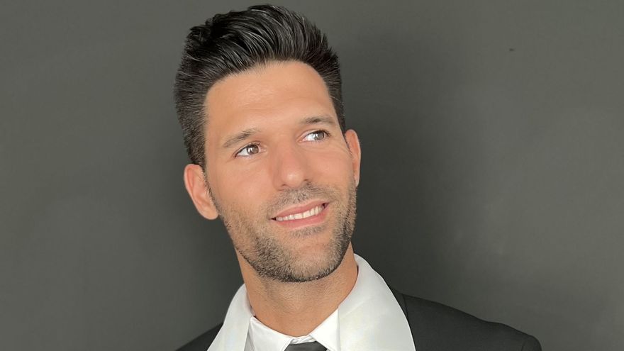 Trino Ávila durante el certamen de belleza.