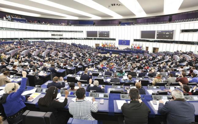 Sesión en el Parlamento Europeo. Sesión en el Parlamento Europeo.