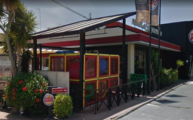 La zona de juegos a la que se escap&oacute; el ni&ntilde;o.