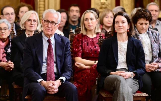 A la izquierda, Jaime Gallego, premiado