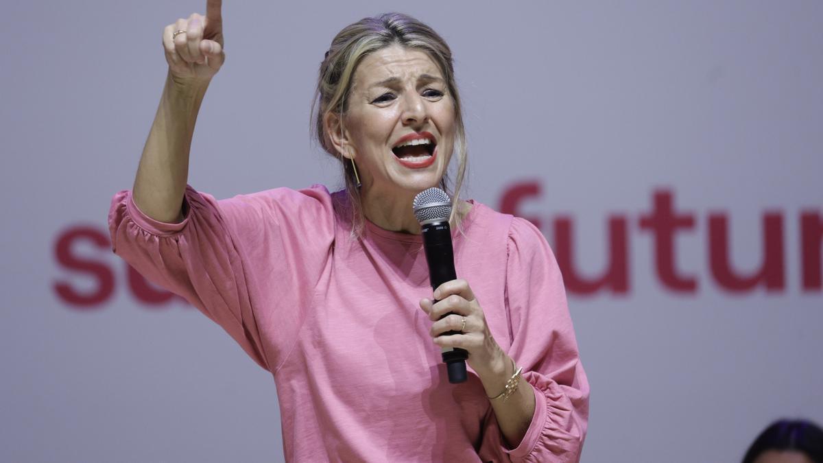 Díaz en el acto que ha celebrado este sábado en L'Auditori de Barcelona.