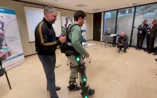 Urretxu estrena laboratorio de investigación y ensayos con exoesqueletos Urretxu estrena laboratorio de investigación y ensayos con exoesqueletos