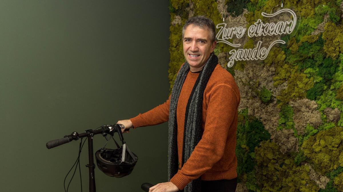 Dani Justel, coordinador del Curso sobre transición ecológica y economía circular impartido por la Escuela Politécnica de Mondragon Unibertsitatea