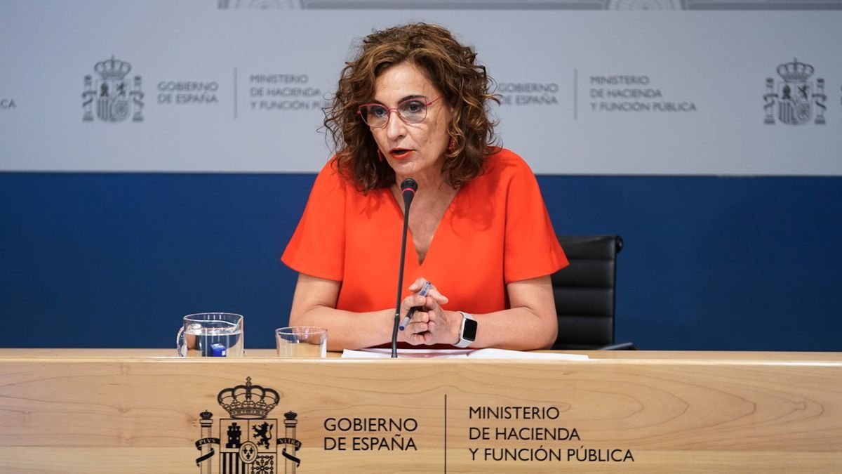 La ministra de Hacienda y Función Pública, Maria Jesús Montero.