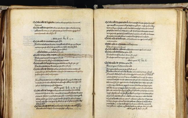 Documento de la C&aacute;mara de Comptos sobre la Peste Negra