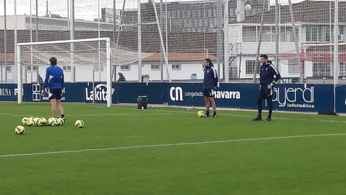 Sergio Herrera vuelve a ejercitarse en Tajonar.