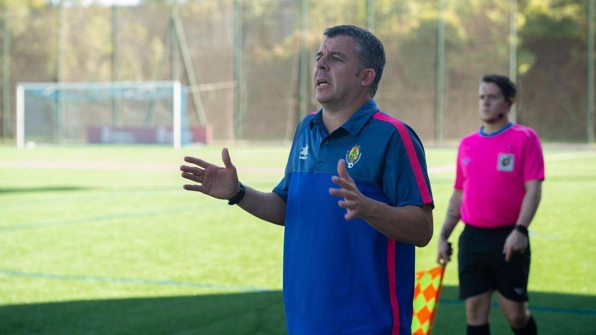 Sergio Vázquez, en un partido del Cirbonero