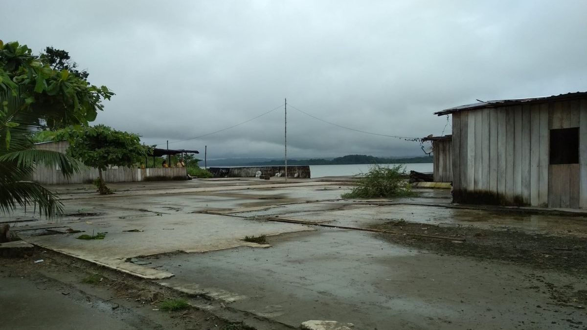 Imagen del puerto de Guadual (Cojimíes)