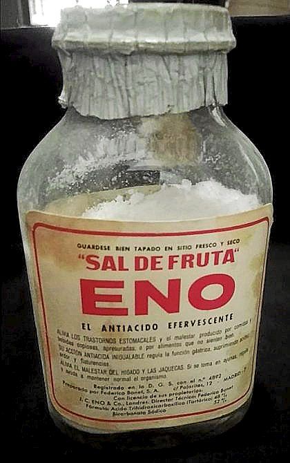 Otro antiácido infalible eran las famosas sales de fruta Eno