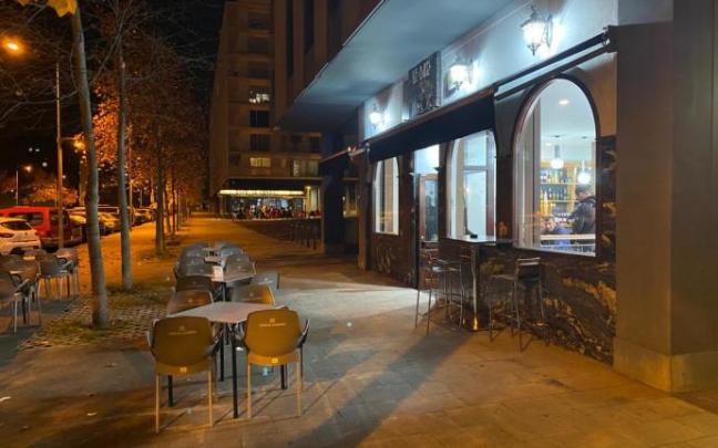 Terraza del Kf-Bar 3 Arcos de Zabalgana.