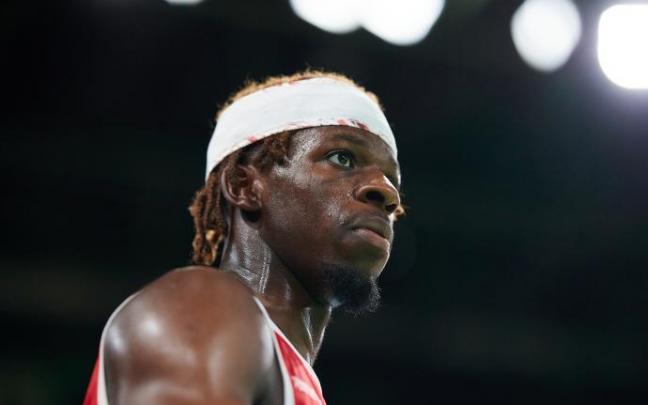 Sylvain Francisco, en un partido de esta temporada con el Baxi Manresa.