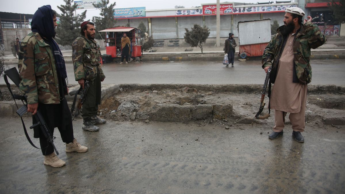 Imagen de archivo de milicianos talibán en Kabul.