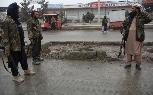 Imagen de archivo de milicianos talibán en Kabul.