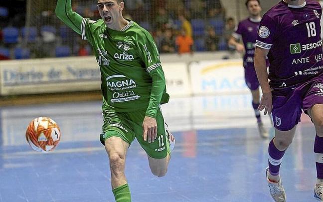 Dorde Rosic, fichaje invernal del Xota, completó su primer partido con gol incluido.