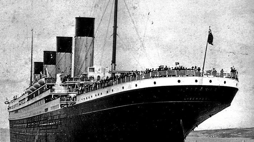 Una imagen histórica del Titanic.