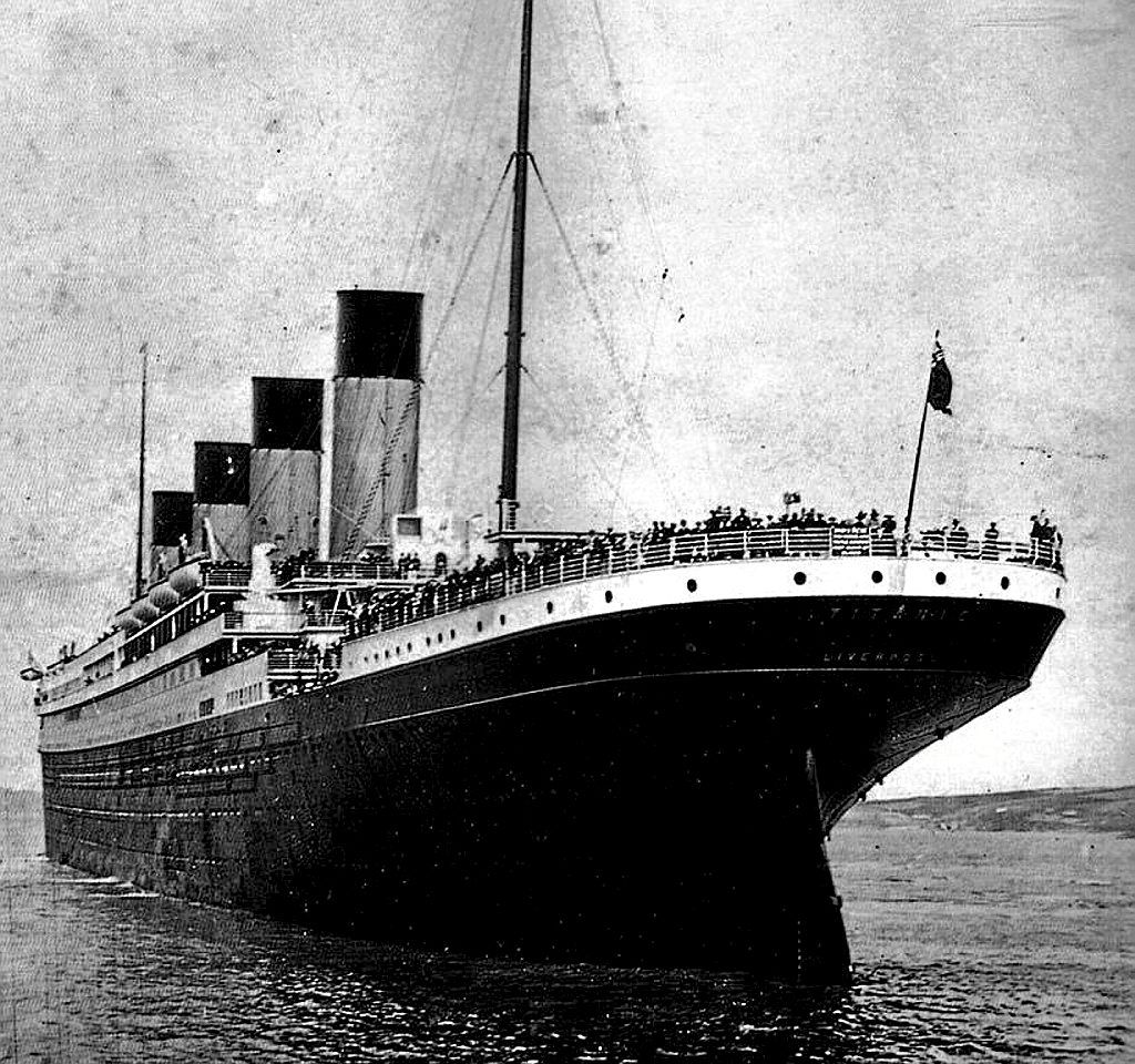 Una imagen histórica del Titanic.