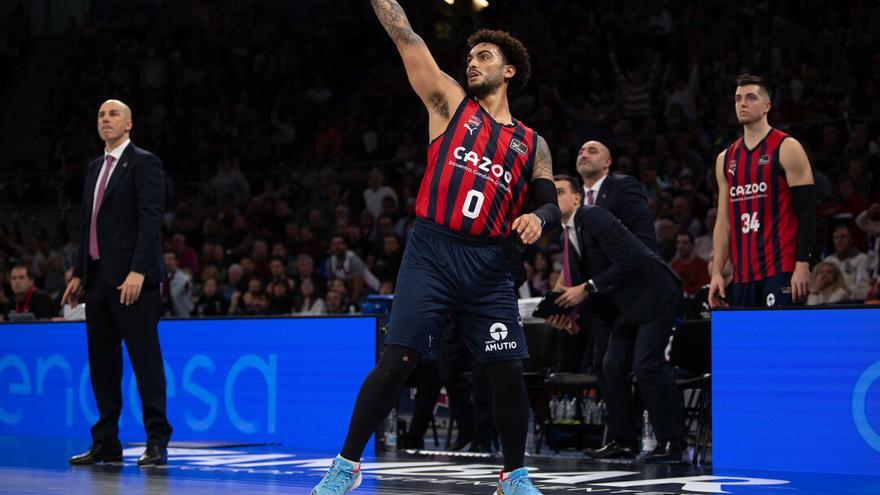 Howard, durante un partido de esta temporada con el Baskonia, causará baja ante el Partizan