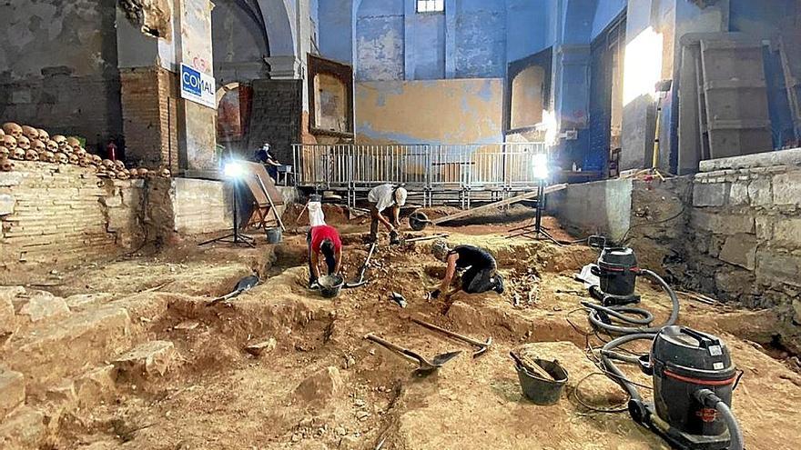 Imagen de las últimas excavaciones realizadas con voluntarios en el verano de 2020.