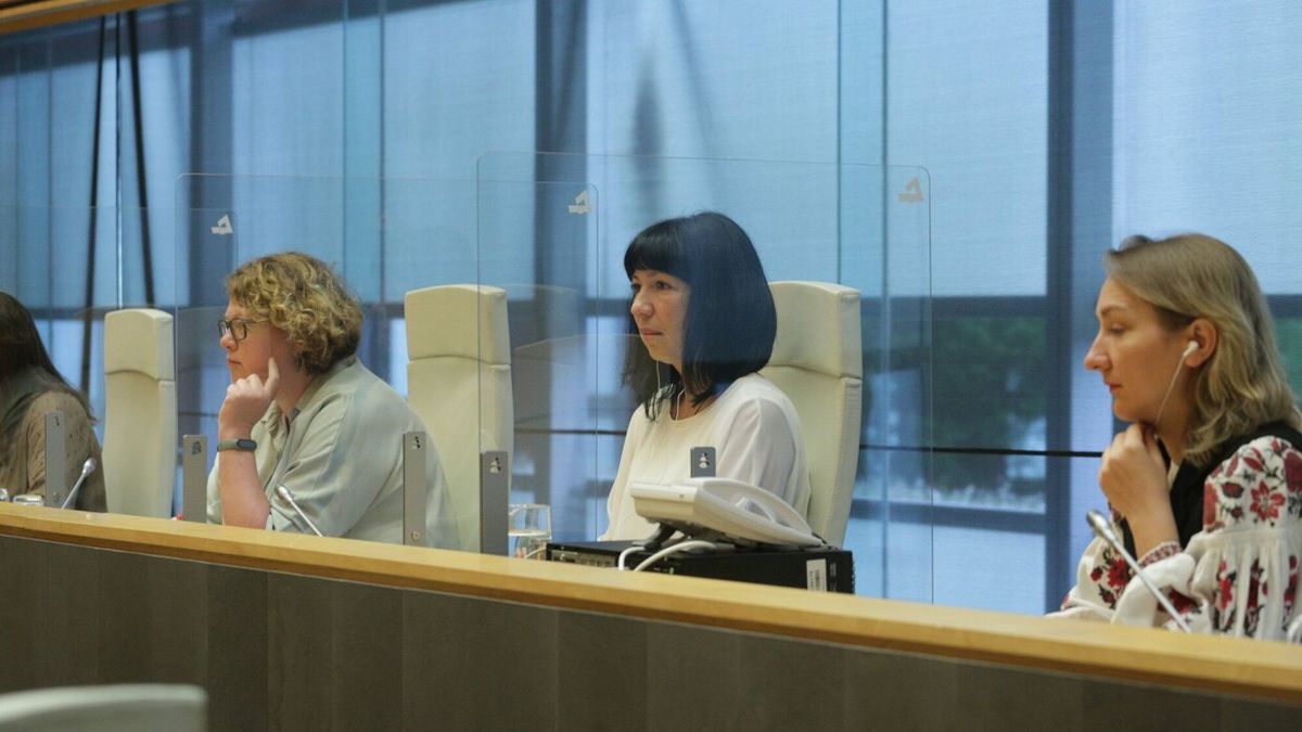 11/05/2022. La asociación Euskadi Ucrania comparece en Juntas Generales de Gipuzkoa