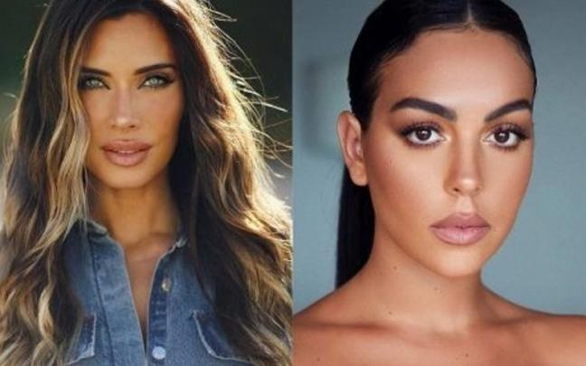 Pilar Rubio y Georgina Rodríguez, unas fotografías que la cuenta @bellezafalsa publicó en su perfil. Pilar Rubio y Georgina Rodríguez, unas fotografías que la cuenta @bellezafalsa publicó en su perfil.