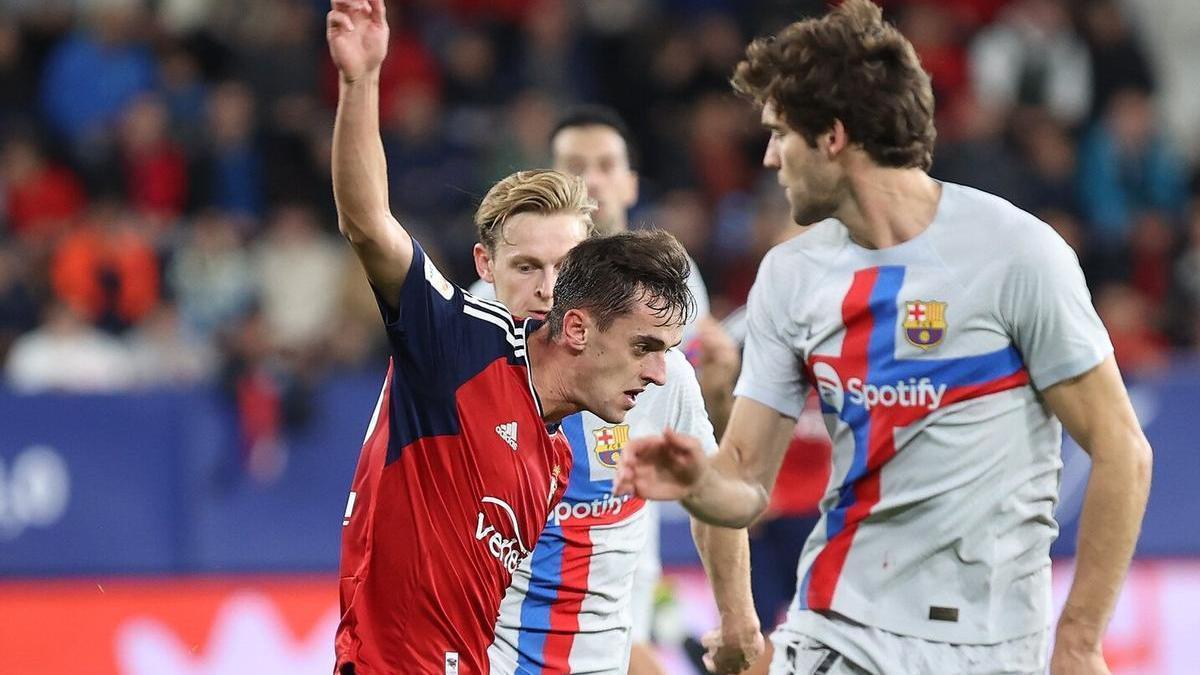 Im&aacute;genes del duelo entre Osasuna y Barcelona