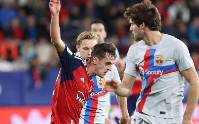 Im&aacute;genes del duelo entre Osasuna y Barcelona