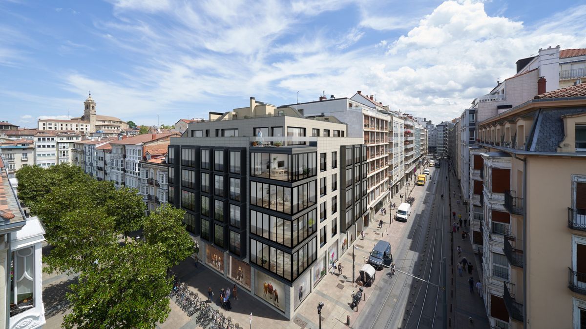 Recreación del nuevo edificio tras su conversión en inmueble residencial