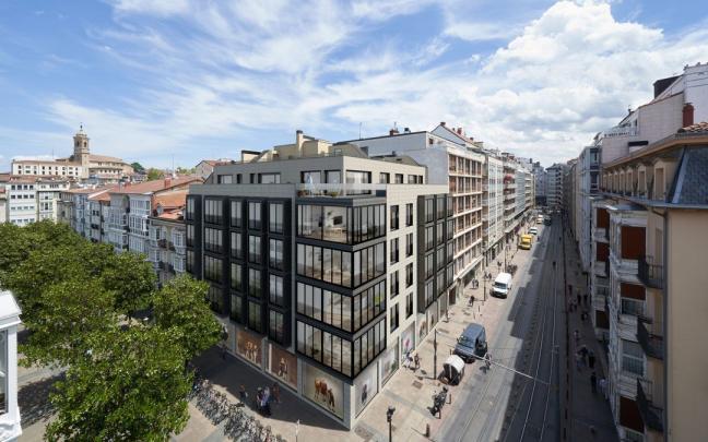 Recreación del nuevo edificio tras su conversión en inmueble residencial